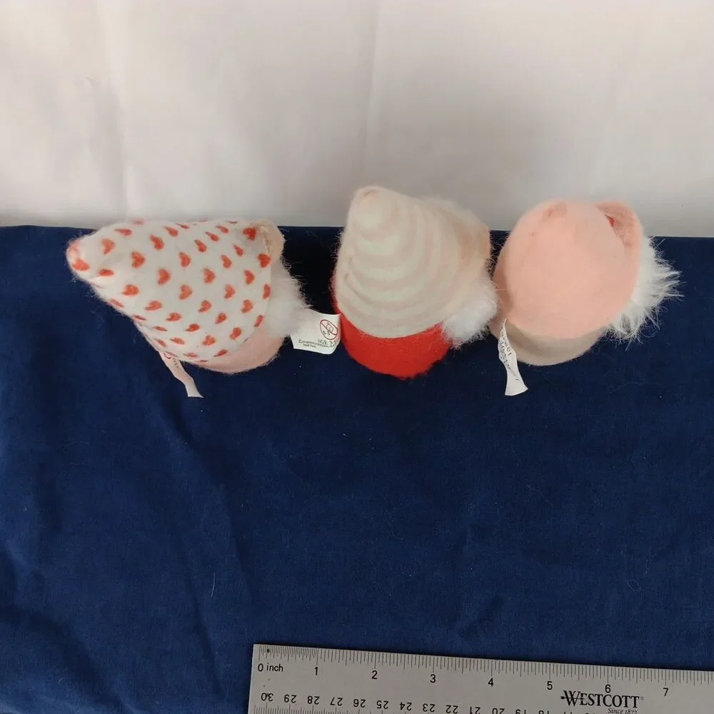 Target Bullseye Playground Valentine Gnome Figures Heart Love Small 5.5in
